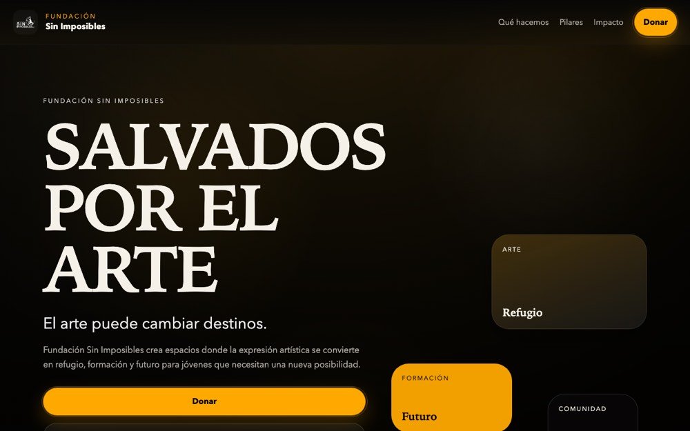 Portada de Fundación Sin Imposibles